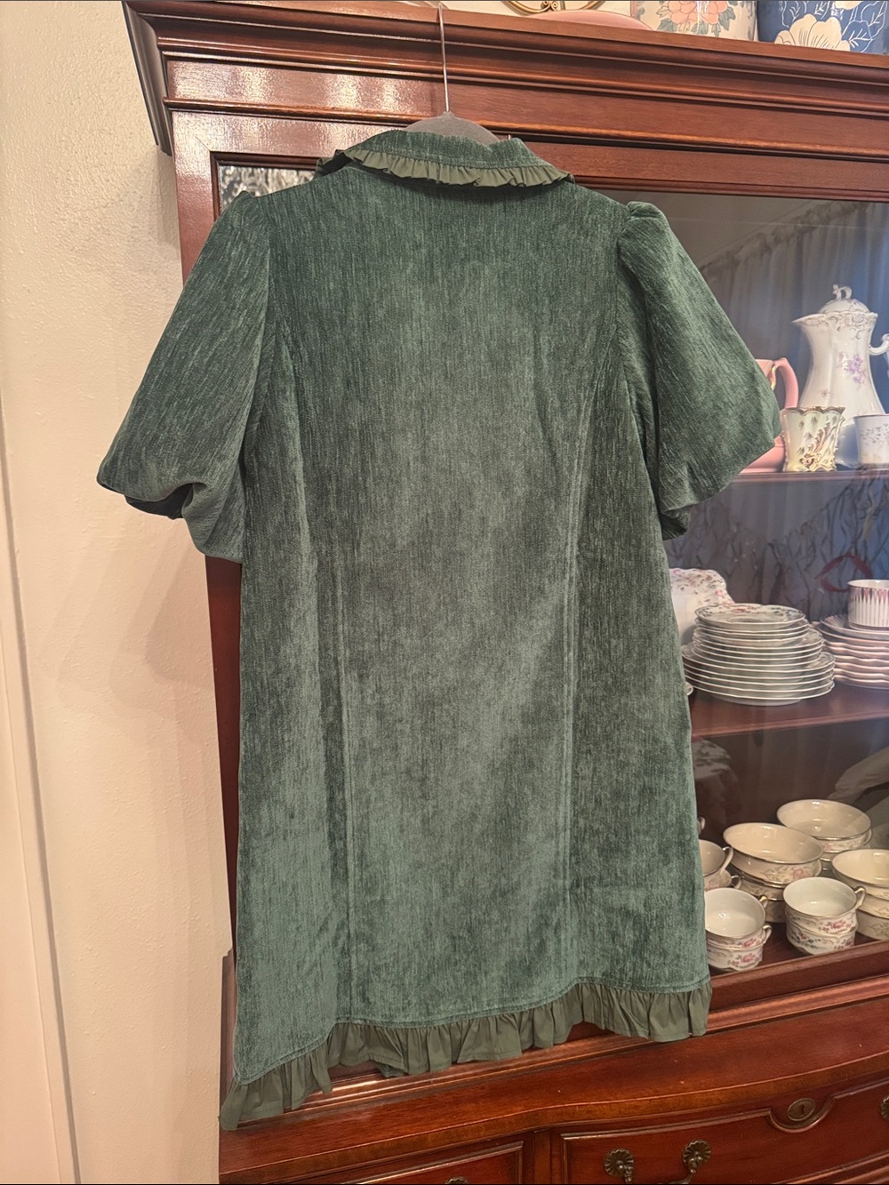 RAQUEL RUFFLE POCKET DETAIL DRESS - Picture 9 of 11